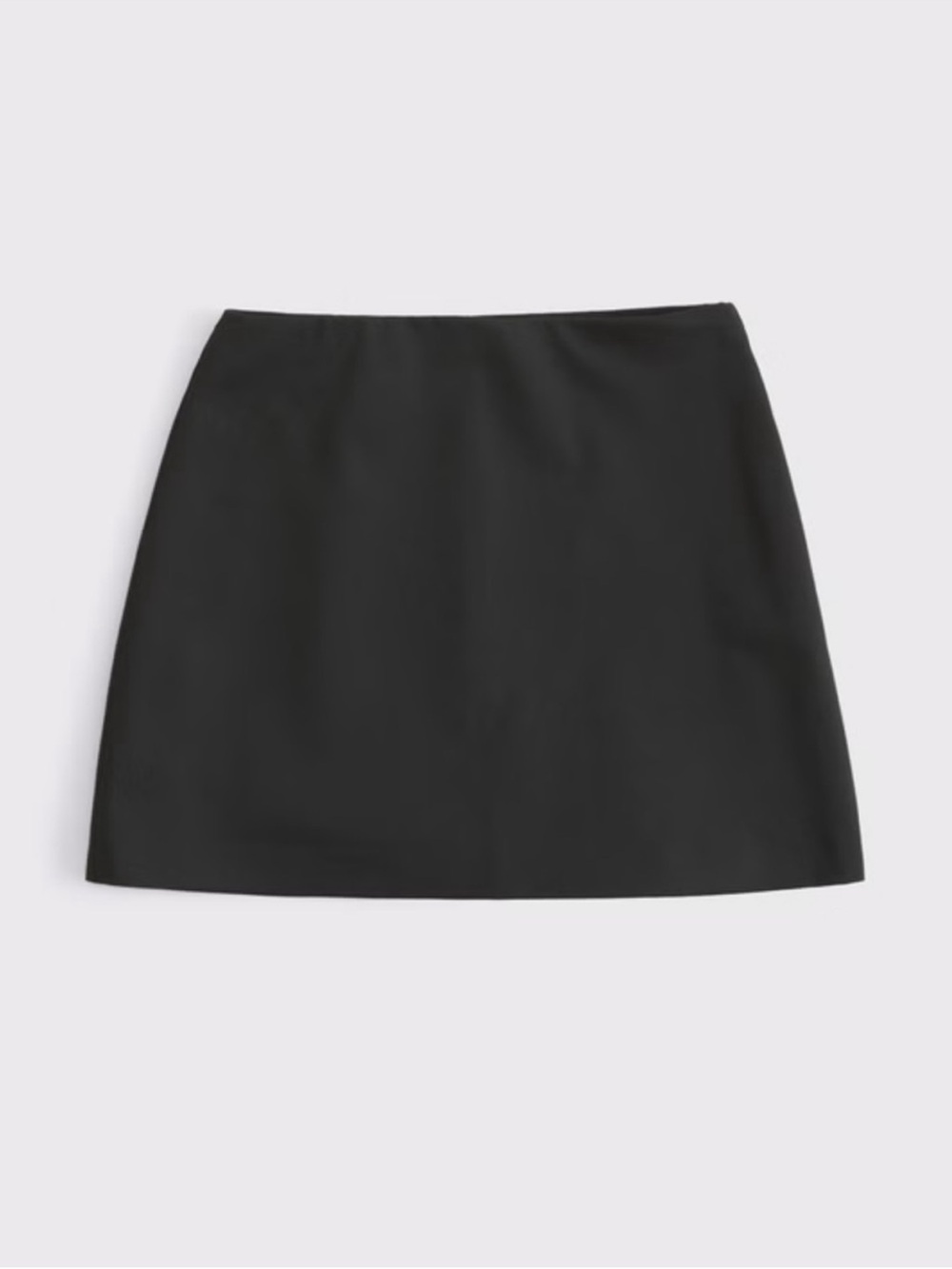 Silk A-Line Mini Skirt